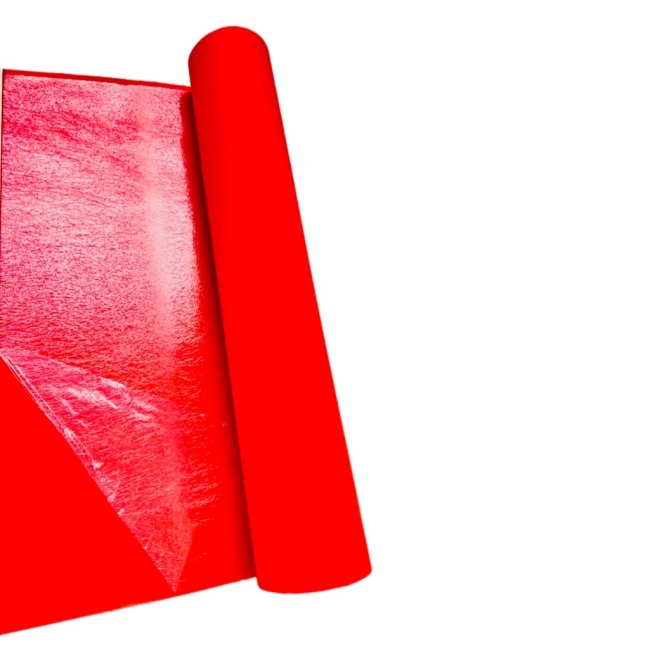 Tapis Rouge éclatant 3/50m avec film Réf 01